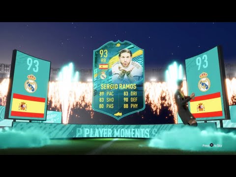 Rtg #16 completed player moments Ramos And brought messi 😁😁😁