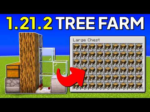 Minecraft Tree Farm 1.21.4