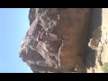 Me rock climbing/bouldering at The Happies