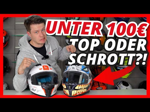 BILLIGE MOTORRADHELME (unter 100€ mit ECE 22.06) - Geheimtipp oder Katastrophe? 😨⛑️