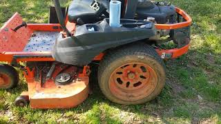 How to Replace Drive Belt on Kubota Zero Turn Mower (ZG124E)