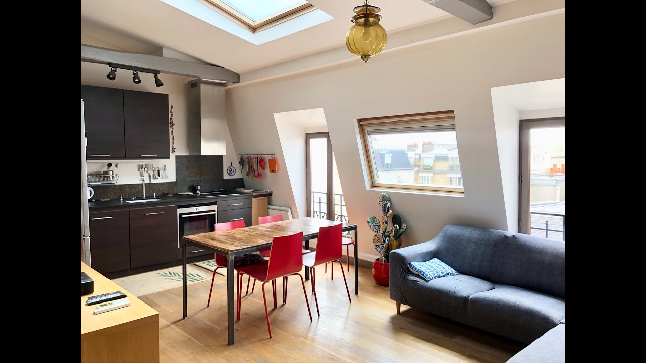 Watch video Paris T3 Duplex Apartment for rent Cité de la Chapelle 75018 Paris T3 Duplex Apartment for rent Cité de la Chapelle 75018