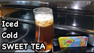 HOW TO MAKE SWEET TEA|SOUTHERN STYLE|LIPTON ICED SWEET TEA