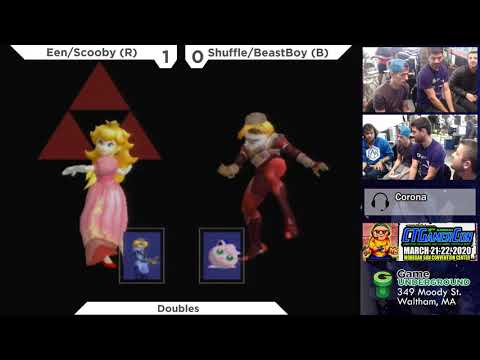 Mass Madness 30 SSBM - Een/Scooby (Red) vs. Shuffle/BeastBoy (Blue) - Melee Doubles RR