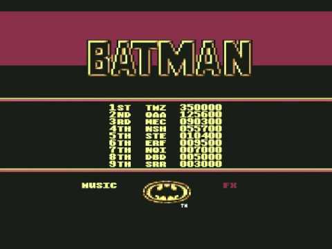 Batman The Movie Title Music for the Commodore 64