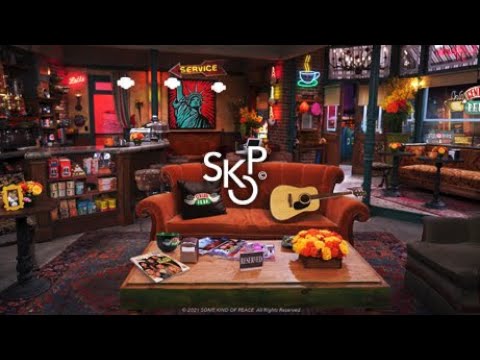 F.R.I.E.N.D.S. ☕ 👫👫👫Central perk Cafe Ambience - #ASMR #skop #ambience #cafe