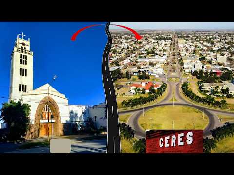 113 De Tostado a Ceres, Santa Fe, Argentina #viaje #virtual #drone #turismo #googlemaps