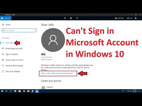How To Fix Can't Login Microsoft Account In Windows 10