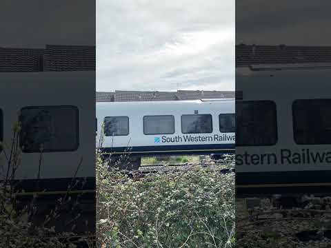 WonterRail April 2025: SWR Class 444 Desiro Arrives at Dorchester South from a Different Perspective