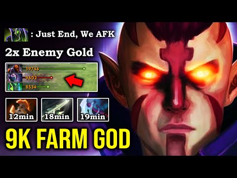 REASON Why You Don't Let 9K Anti Mage Farm 12Min Fury Made Enemy Went AFK with Zero Death DotA 2
