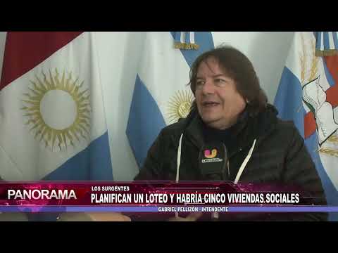 Los Surgentes: Planifican un loteo y habría cinco viviendas sociales