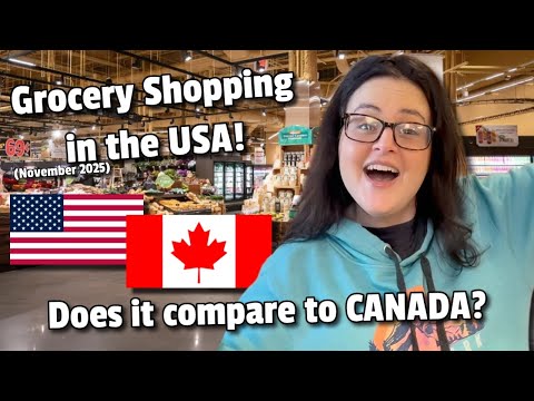 How much do Groceries REALLY cost in the USA? Is it CHEAPER than Canada?