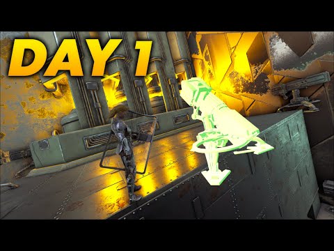 SOLO Claiming An Unknown Hidden Base Location Day 1 - Ark
