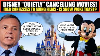 Disney CANCELLING MOVIES! | Iger Confesses To Quietly Cancelling Projects - Is Snow White GONE?