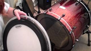 Video thumbnail for Review of Evans EMAD Bass Drum Head by Barret's Music