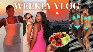 WEEKLY VLOG ♡ (we made it to GREECE!!! on my first iconic benefit brand trip OMG this was insane..)