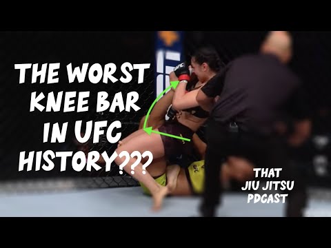 The Best UFC Submissions: Ariane Lipski Knee Bar vs Luana Carolina Technique Breakdown