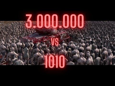 Ultimate Epic Battle Simulator 2 | UEBS 2 - 3,000,000 Zombies vs 1000 Modern Soldiers and Tanks
