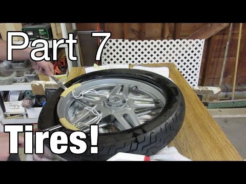 Mount and Balance Wheels and Tires  - Moto Fugazi Build Part 7