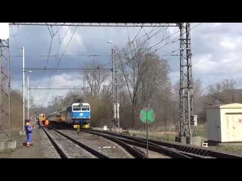 151.006-4 na vlaku Ex 147 Landek | ze Zábřeha n/M po 2.traťové koleji