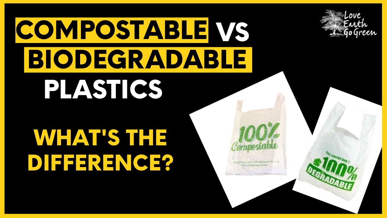 COMPOSTABLE vs BIODEGRADABLE PLASTIC | WHAT'S THE DIFFERENCE?