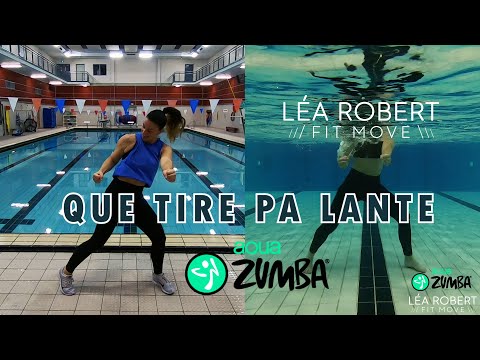 "Que Tire Pa' Lante" AquaZumba SPLITSCREEN - Léa Robert