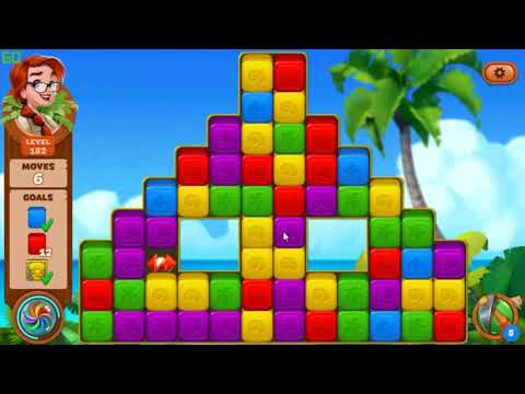 Lost Island Blast Adventure level 182