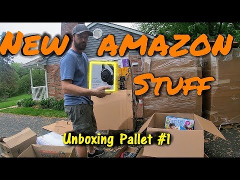 Amazon Overstock Liquidation Pallet Unboxing #1, No Returns - All New Wholesale
