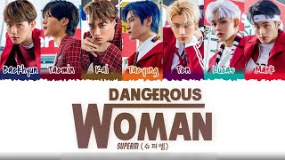 Download lagu SuperM - 'DANGEROUS WOMAN' Lyrics [Color Coded_Han_Rom_Eng] mp3