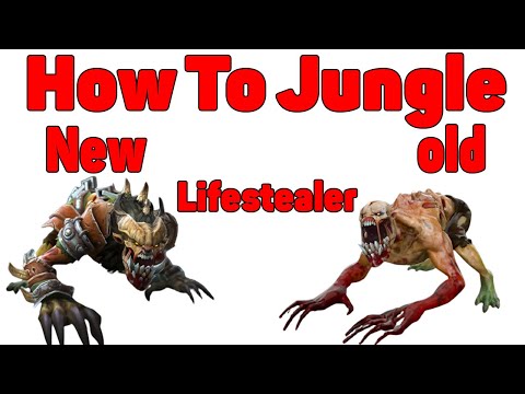 Dota 2 6.75 old map How to Jungle Lifestealer + Venom