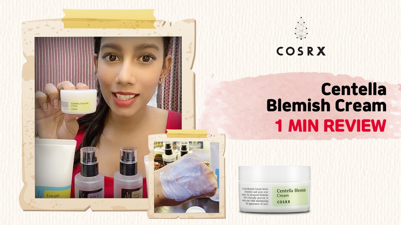 Watch video COSRX Centella Blemish Cream Review | Spot Treatment | Maccaron 1 Min Review Now COSRX Centella Blemish Cream Review | Spot Treatment | Maccaron 1 Min Review