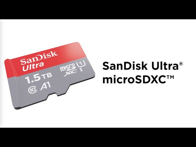 microSDXC Sandisk SDSQUAB-064G-GN6MT 64GB 140MB/s UHS-I U1 A1 Adapter Grau Rot video