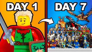 I Built a LEGO Medieval Army in 7 Days