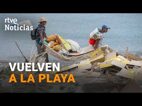 Crisis migratoria en Ceuta | Cientos de migrantes vuelven a la playa de el Trampolín | RTVE Noticias