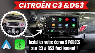 Installation Autoradio Android avec CarPlay & Android Auto sur Citroën C3 & DS3 | Tuto Complet