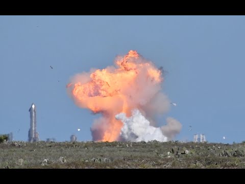 SpaceX StarShip SN9 Launch and Crash Landing.