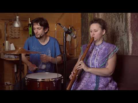 NAF in low D teakwood and drum - HarmonyFlute