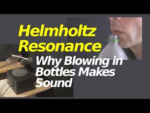 Why Blowing in Bottles Makes Sound and Helmholtz Resonance