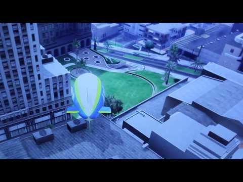 Grand Theft Auto 5 - Atomic Blimp CRASH! [HD]