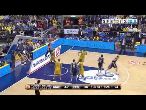 Euroleague 2011/12, Game 9: Maccabi Tel Aviv - Efes Istanbul 96:57
