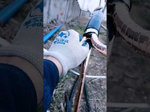 High Voltage line cable dressing... #electrician #youtubeshorts #shorts
