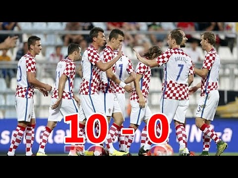 🇭🇷 Croatia 10 - 0 San Marino 🇸🇲 - 4 June 2016 - All goals