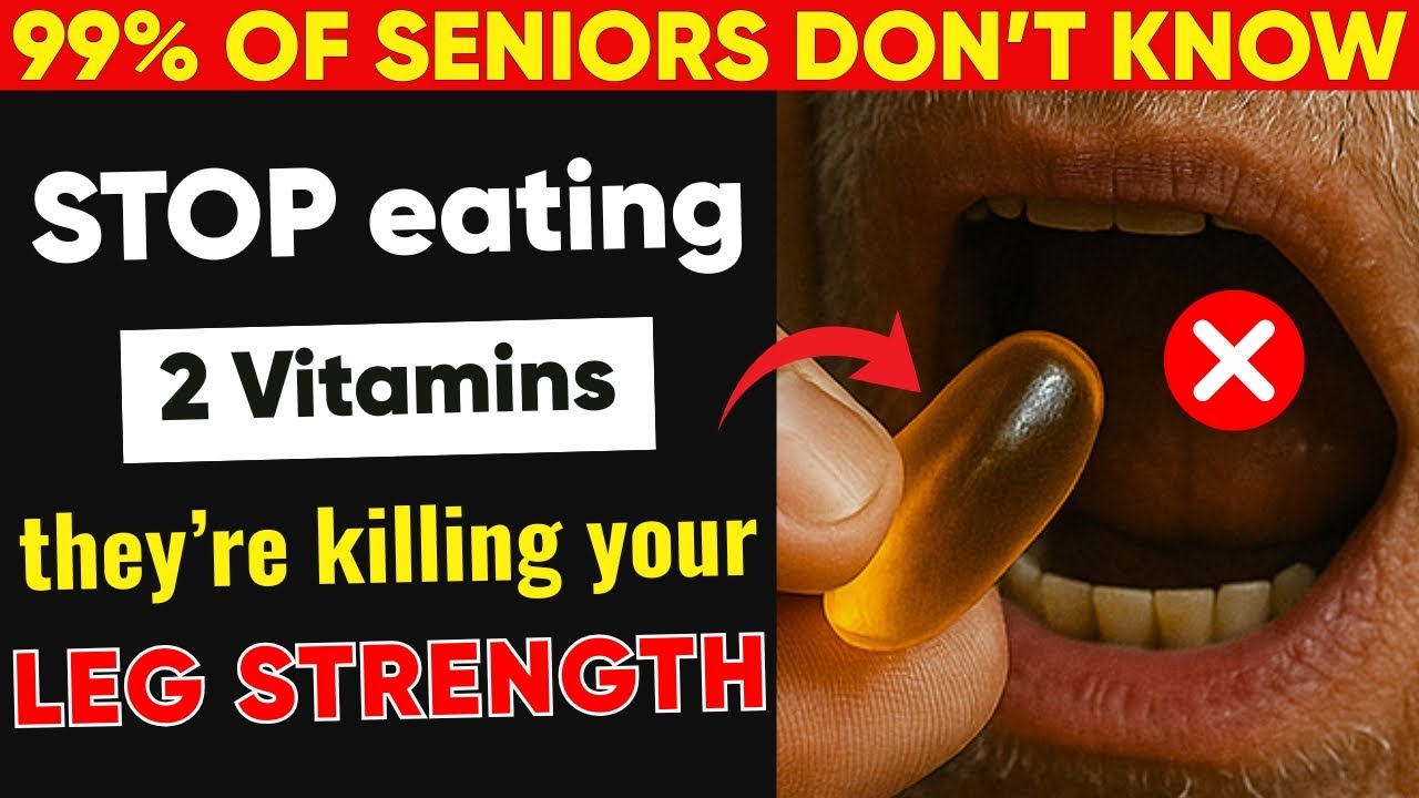 SENIORS, 2 WORST Vitamins DESTROYING Leg Strength & Causing Cramps After 60