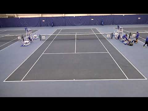 Drake men's tennis vs. Creighton - 4/9/22 - Court 3