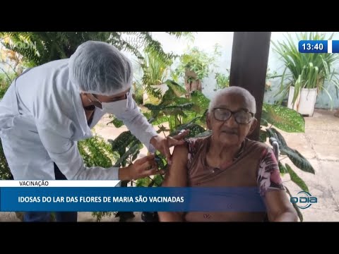 Idosas do Lar das Flores de Maria são vacinadas 26 01 2021