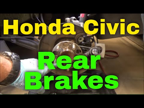 Honda Civic Rear Brake Pads and Rotor Replacement (2006-2011)