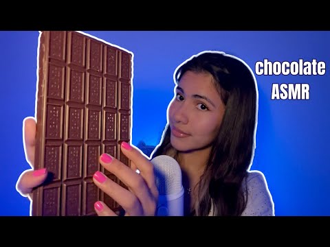 Textured Chocolate Tapping/Scratching ASMR | [Jasmine's CV]
