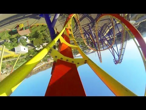 Nitro Roller Coaster POV Adlabs Imagica B&M Floorless Coaster