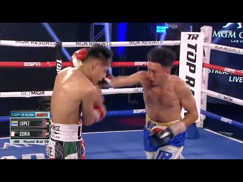 More than 1400 punches thrown between Adam Lopez & Louie Coria, Lopez wins by MD | FIGHT HIGHLIGHTS
