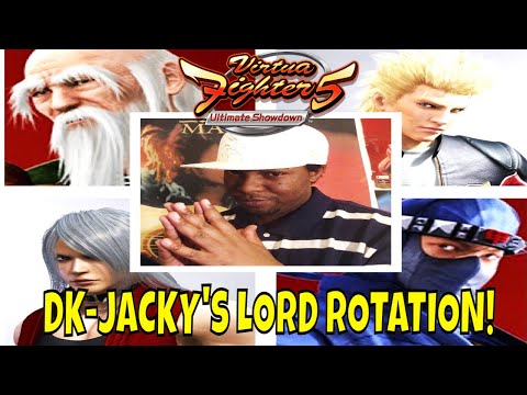 VF5US- BATTLING DK-JACKY'S LORD ROTATION! (Shun Di Gameplay)